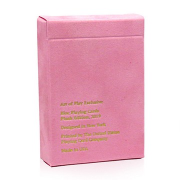 匯奇進口收藏創意撲克牌 Plush 粉絲絨 花切時尚藝術潮流卡牌