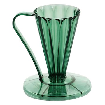 CAFEC DEEP 27 花瓣濾杯  透草綠  1個