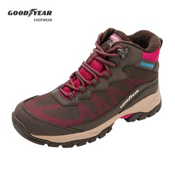 零碼出清├登山樂┤美國 GOODYEAR 女款郊山健行鞋 咖桃 # GAWO32503
