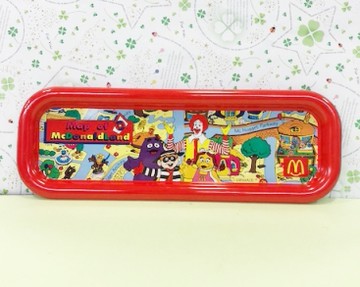 【震撼精品百貨】麥當勞_McDonald's~麥當勞鐵製置物盤-紅色#18841