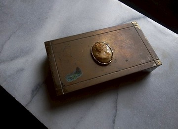 【老時光 OLD-TIME】早期日本厚重銅珠寶盒