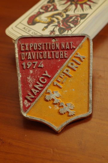 -老又好雜貨-少見法國製農場獎牌 牆面裝飾 w424