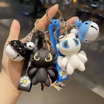 【Oasis Studio】無牙仔鑰匙掛件 汽車鑰匙圈 鑰匙圈裝飾 吊飾鑰匙圈 情侶同款鑰匙扣 背包掛飾 同學禮物
