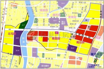 13單元商五 重劃中建地｜台中市北屯區青雲段
