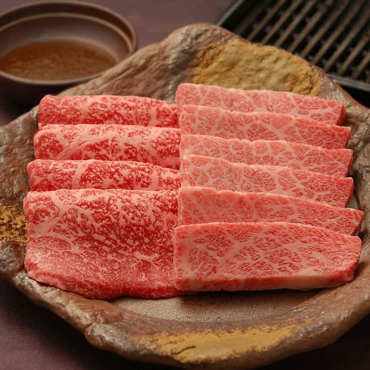 滋賀近江「松喜屋」 あみ焼肉 400g (モモ バラ) ※離島は配送不可