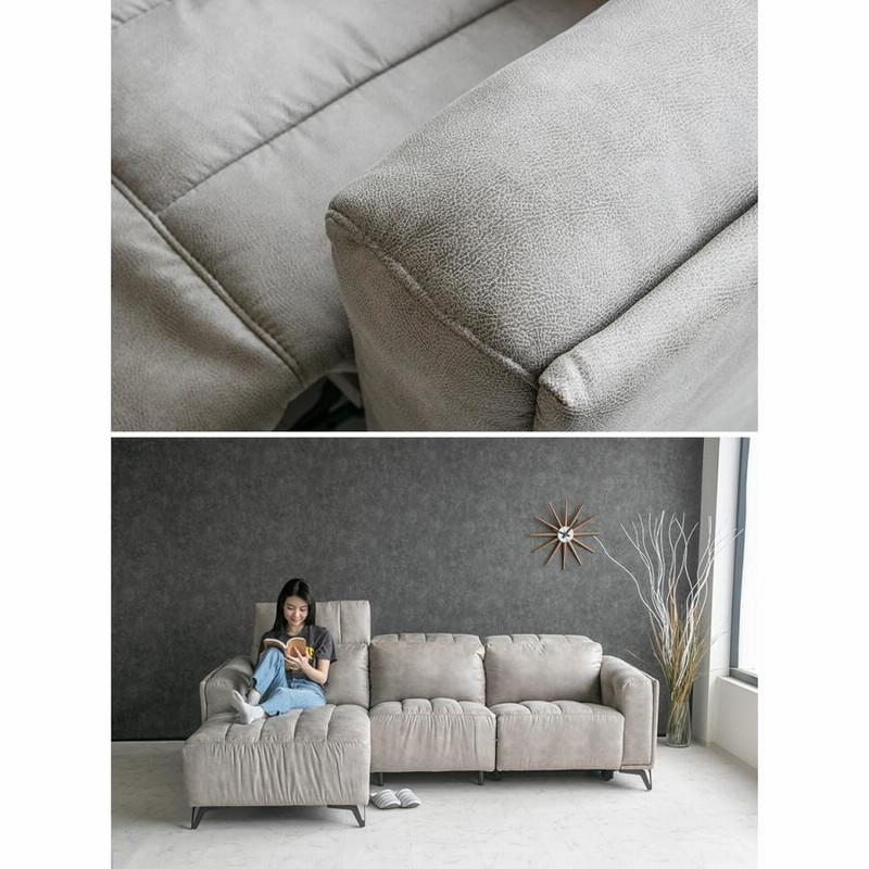 ファブリック カウチ ソファ 3人掛け 家具 Se029 【公式通販】