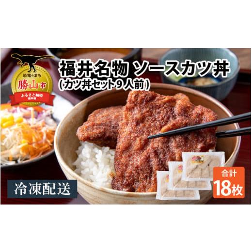 ふるさと納税 福井県 勝山市 福井名物 ソースカツ丼セット9人前 [A-037020]