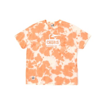 CHUMS Booby Face T-Shirt 男 短袖上衣 粉橘