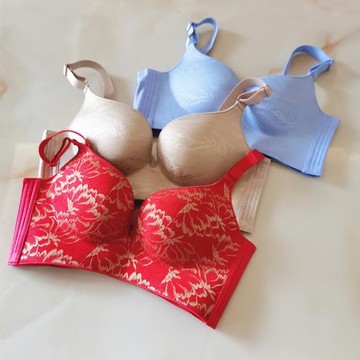 虧本福利品質無鋼圈四排扣光面文胸聚攏調整型上托防下垂女內衣