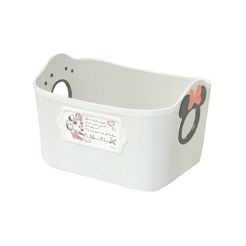 nishiki 錦化成 米妮系列 日本製置物籃 SQ5 25x19x16公分 約2.5L  白色  1個