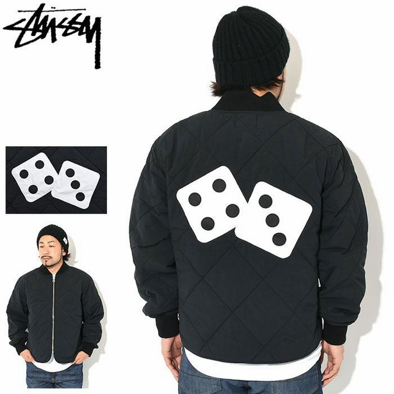 ステューシー ジャケット STUSSY メンズ Dice Quilted Liner ( stussy