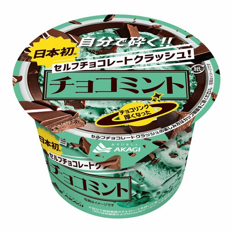 マニュアル・メディスンの原理 チョコ アイス] 赤城乳業 セルフチョコレートクラッシュチョコミント