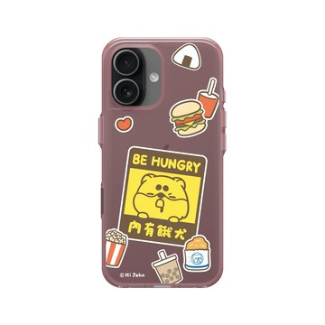 iPhone 17 Clear (相機按鈕) 晶醺玫 - 嗨小強 Hi John - 內有餓犬
