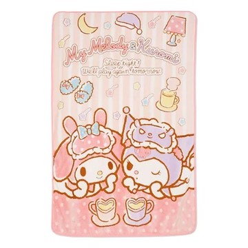 【震撼精品百貨】My Melody_美樂蒂~日本SANRIO三麗鷗 美樂蒂披肩毛毯 100x140cm (粉下午茶款)*13354