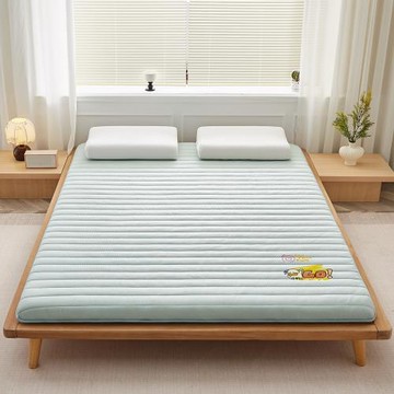 2025新款泡芙綿壓花床墊家用墊子宿舍褥子學生單人軟墊床墊榻榻米