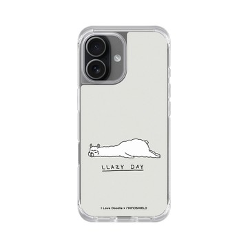 iPhone 17 ClearX (MagSafe 兼容) 晶透白 - ilovedoodle (Lim Heng Swee) - Llazy Day 羊駝