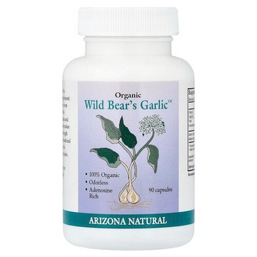 Arizona Natural, 有機熊蒜™，90 粒膠囊（每粒膠囊 117 毫克）