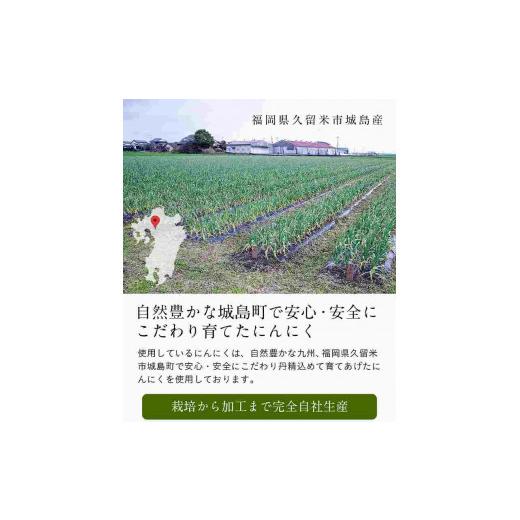 ふるさと納税 福岡県 久留米市 久留米産　熟成黒にんにく　6袋セット