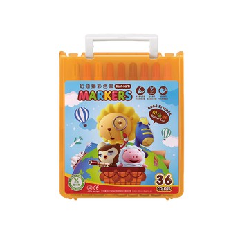 【龍品文創】 雄獅 BLM 透明盒彩色筆 36色 外盒顏色隨機出貨 SIMBALION