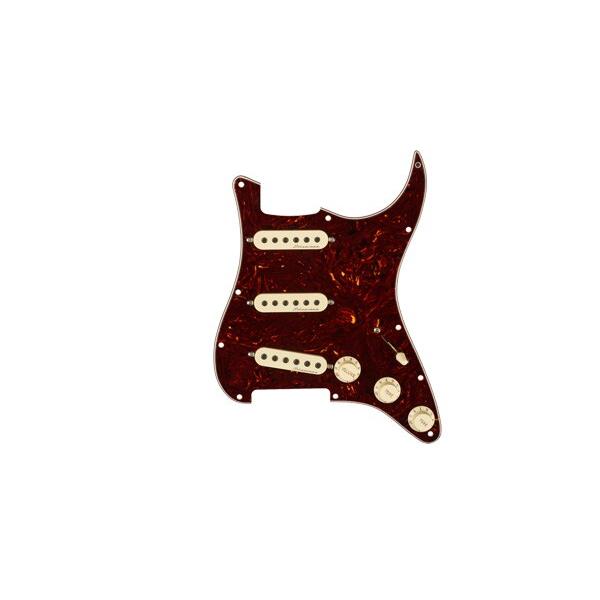 FENDER（フェンダー） ギター用ピックガード Pre-Wired Strat Pickguard, Hot Noiseless SSS, Tortoise Shell