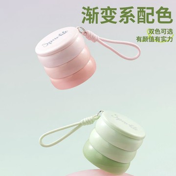 三合一折疊水杯 戶外神器 旅行便攜 漱口杯子 摺疊硅膠杯 摺疊杯 裝開水