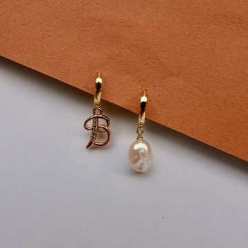 Alphabet Custom 純銀客製英文字母耳環・客製化・情人節禮物