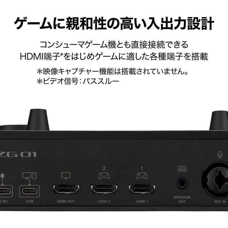 ヤマハ YAMAHA ゲーム 配信用オーディオミキサー ZG01