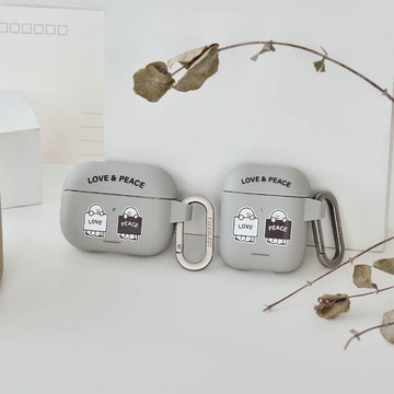 Percentage愛與和平強悍防摔AirPods保護套