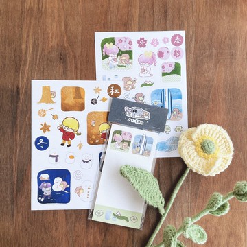 四季 / 貼紙 便簽