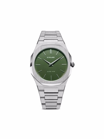 D1 Milano - Ultra Thin 40mm - men - stainless steel/Sapphire Glass - One Size - Green