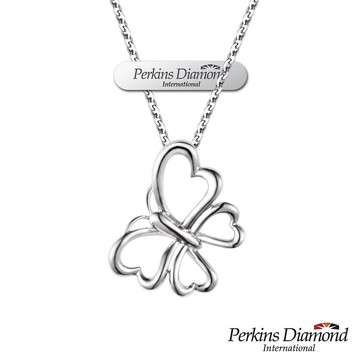 PERKINS 伯金仕 Flora系列 Heart 925純銀項鍊