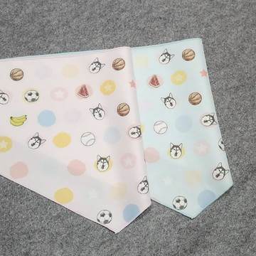 哈士奇_單面_寵物領巾(綁式)(大)