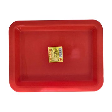添成塑膠 長方盤  220 x 170 x 22mm  紅色  12個