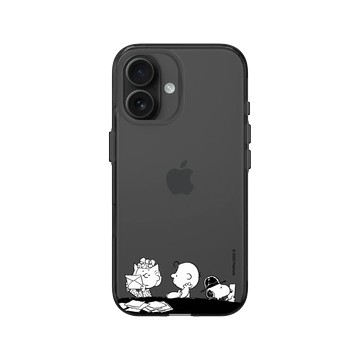 iPhone 16 Clear (相機按鈕) 酷墨灰 - 史努比 Snoopy - 日常生活