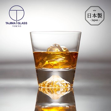 日本田島硝子 日本製富士山經典威士忌杯