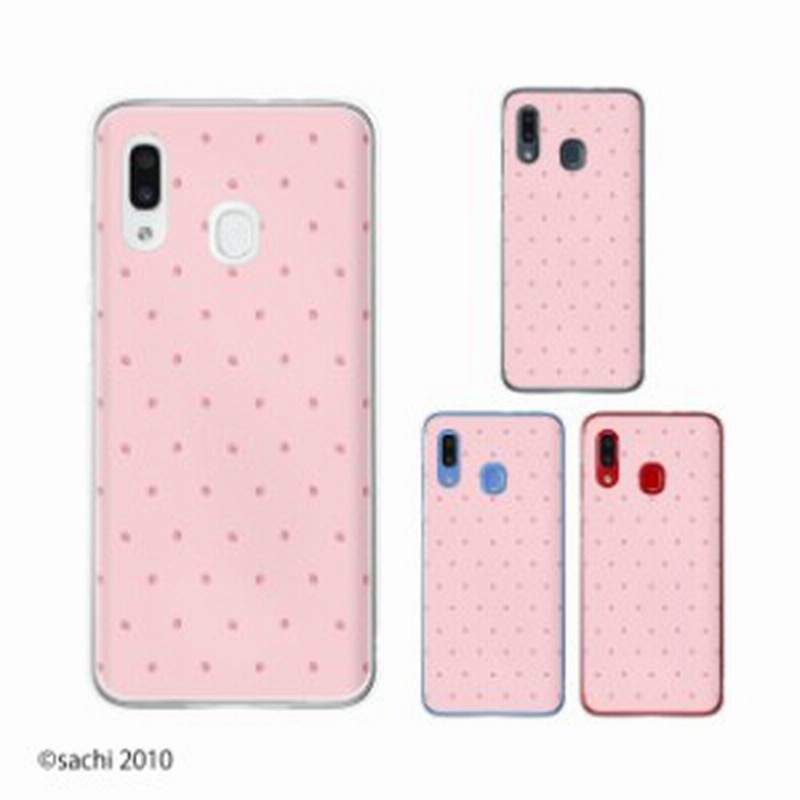 Au Galaxy A30 Scv43 スマホ ケース カバー Galaxya30 ギャラクシーa30 イチゴ ドット ピンク 通販 Lineポイント最大1 0 Get Lineショッピング