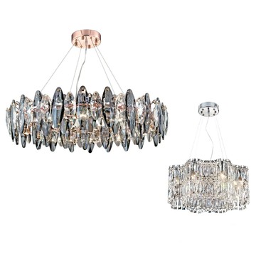 現代金色水晶吊燈  H04-48-0101、0102、0103