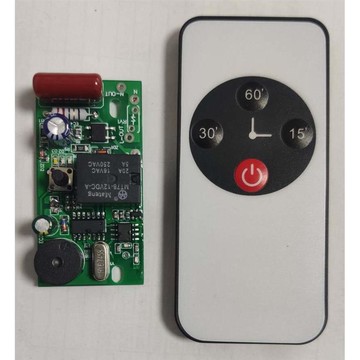 {質量保證}消毒燈控制器433MHZ無線遙控按鍵雙控定時開關控制PCBA