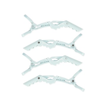 Bijoux C. 鱷魚壓夾淺藍4入