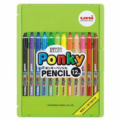三菱鉛筆 ポンキー　１２色 K800PK12CLT / オフィス用品 事務用品 / 20482