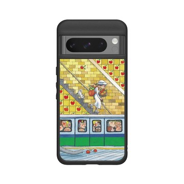 Pixel 8 Pro SolidSuit 黑 - 幾米 Jimmy Liao - 地下鐵-蘋果列車