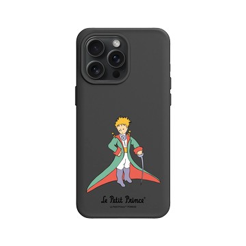 iPhone 15 Pro Max SolidX 黑 - Le Petit Prince 小王子 - 正氣凌然小王子