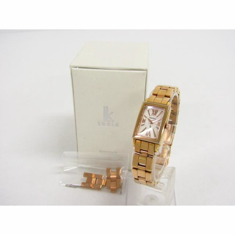 半額ストア SEIKO Lukia セイコー ルキア 1F21-0BK0 クォーツ腕時計 時計