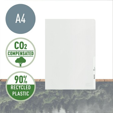 【史代新文具】LEITZ 4001-0003 環保L型資料夾/L夾 (5入/包)