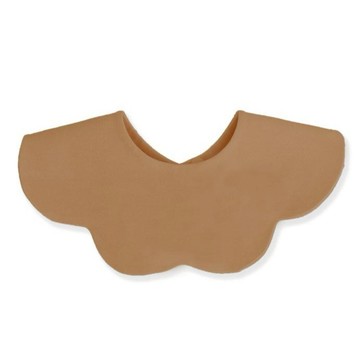 【安琪兒婦嬰百貨】棉嬰庫 MianYingKu 嬰兒純棉防水圍兜/新生兒圍兜口水巾/雲朵360圍兜(棕色)