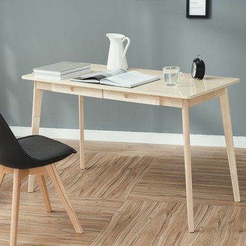 威瑪索 簡約雙抽屜工作桌/書桌/辦公桌/電腦桌-寬120深55高74cm