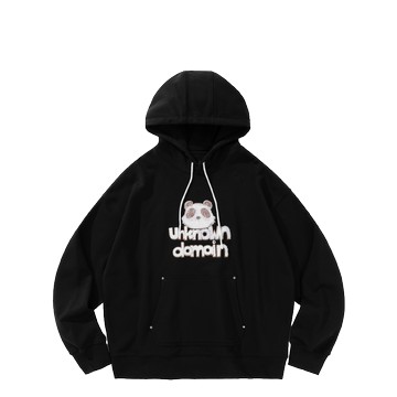 UNKNOWNDOMAIN UN#CW2461 CAPSULE WARDROBE CHICHI HOODIE BLACK