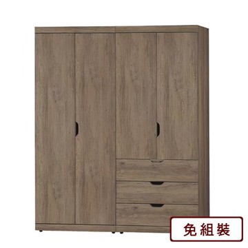 AS-西西里仿古5.3尺組合衣櫥-160*57*197CM