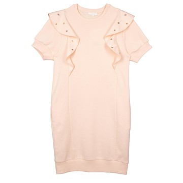 Chloé Kids 金屬扣荷葉邊洋裝