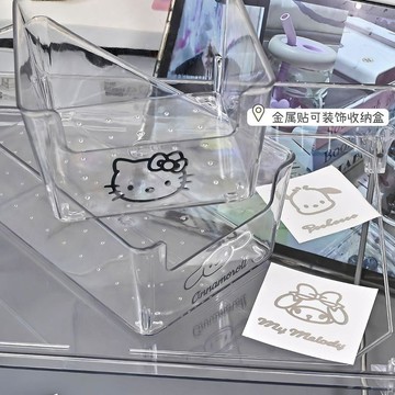 ✨桃園出貨✨透明收納盒無印風便籤塑料化妝品置物架防水桌面亞克力整理盒子
